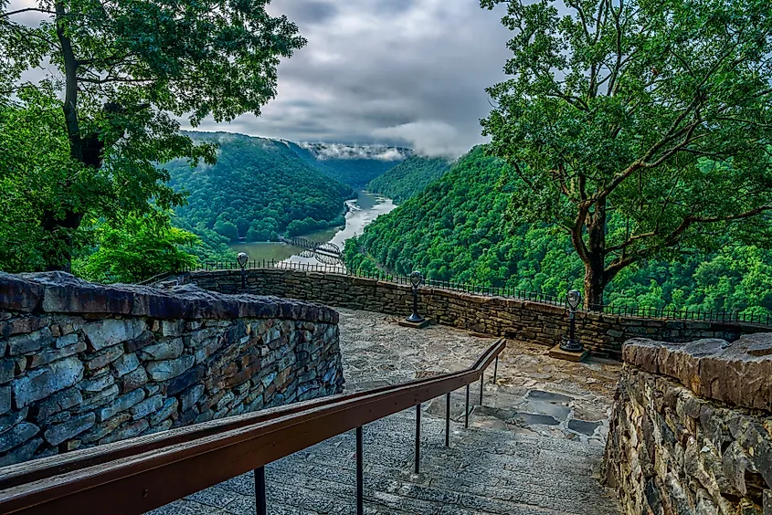 Hawks Nest State Park and the New River Gorge.