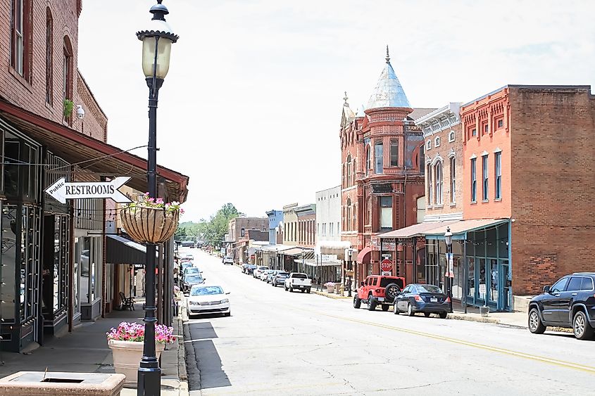 The townscape of Van Buren, Arkansas. Credit Sabrina Janelle Gordon