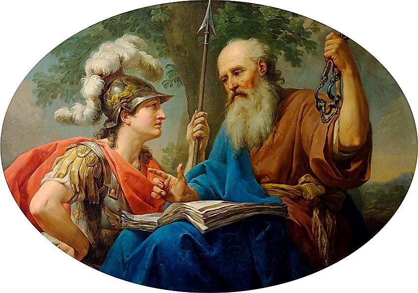 Alcibiades Being Taught by Socrates by Marcello Bacciarelli