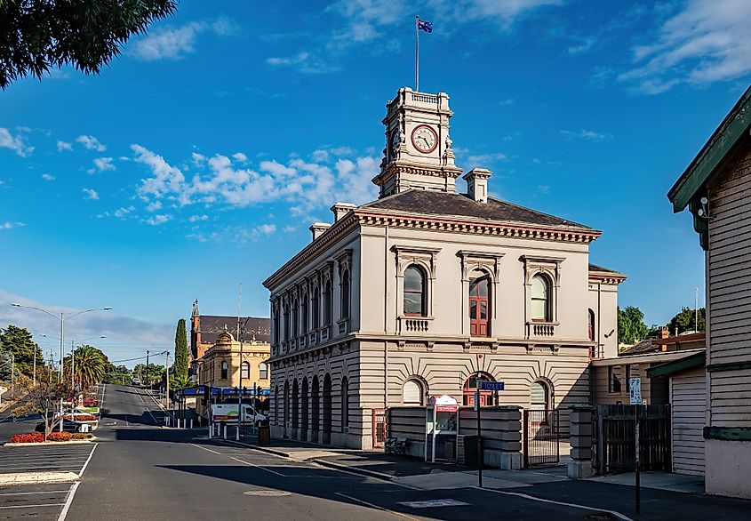 Historic post office in Castlemaine, Victoria.