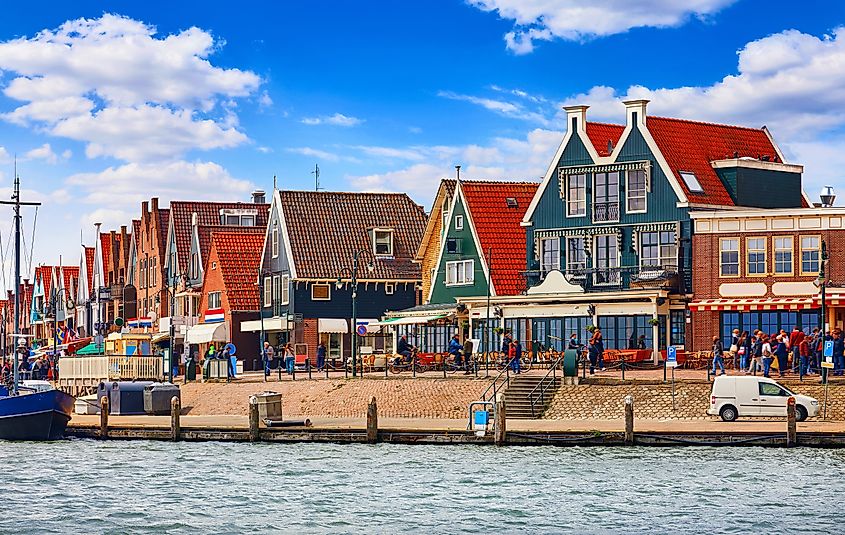 Volendam, Netherlands, a small fishing village in North Holland near Amsterdam