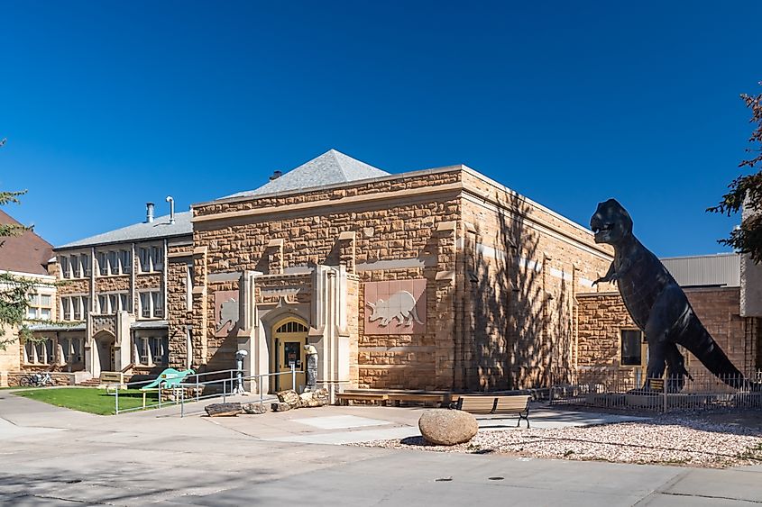 The Wyoming Geological Museum at the University of Wyoming in Laramie, Wyoming