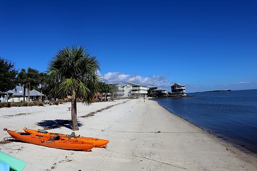 A beautiful beach in Cedar Key, Florida.
