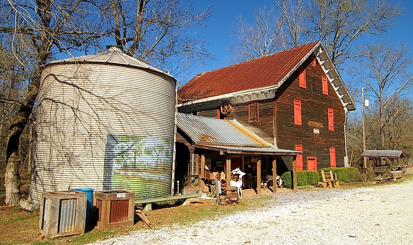 The Kymulga Grist Mill in Childersburg, Alabama.