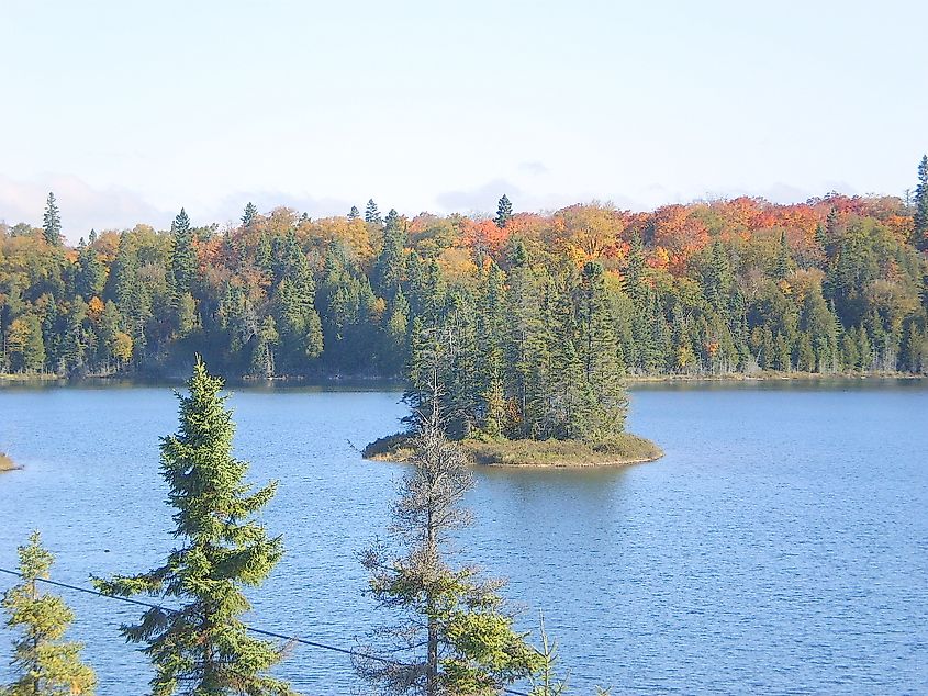 Scenery of Lake of the Woods Ontario