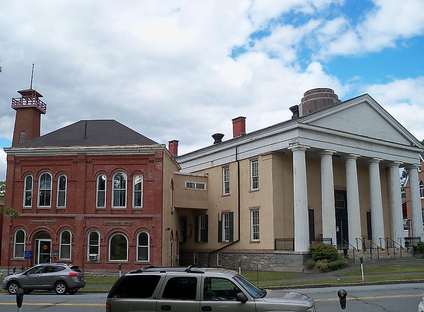 Courthouse in Goshen, New York, USA.