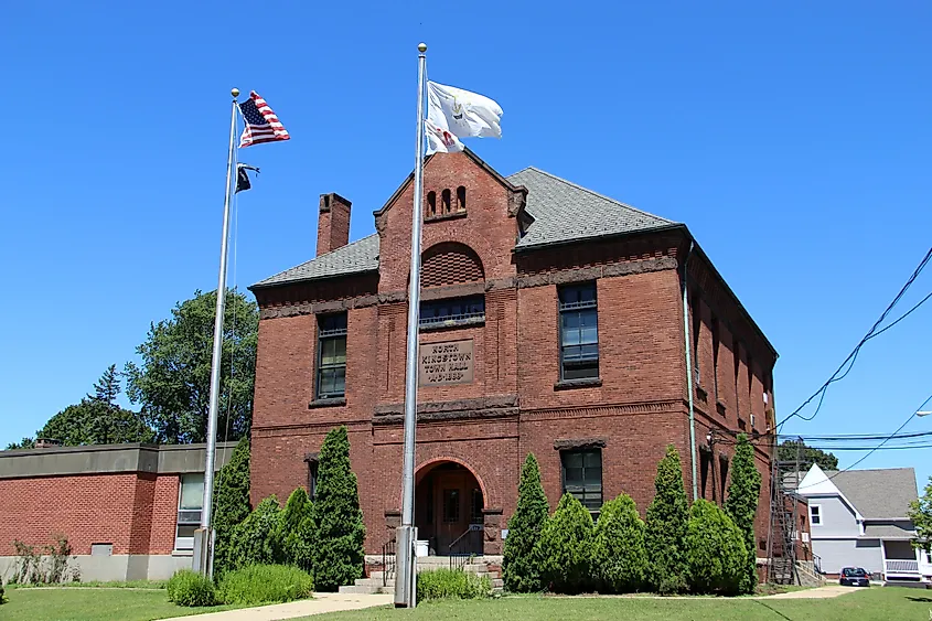 The Town Hall in North Kingstown, Rhode Island