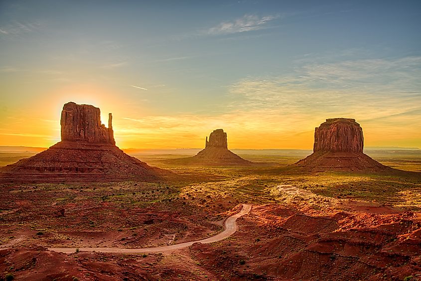 Sunrise view at Monument Valley, Arizona