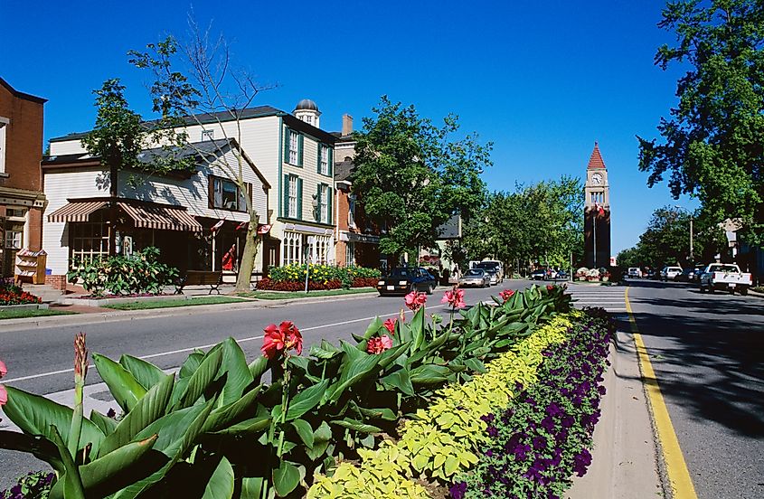 The charming town of Niagara-on-the-Lake in Ontario, Canada