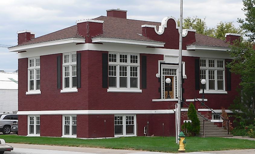 Sidney Carnegie Library building in Sidney, Nebraska