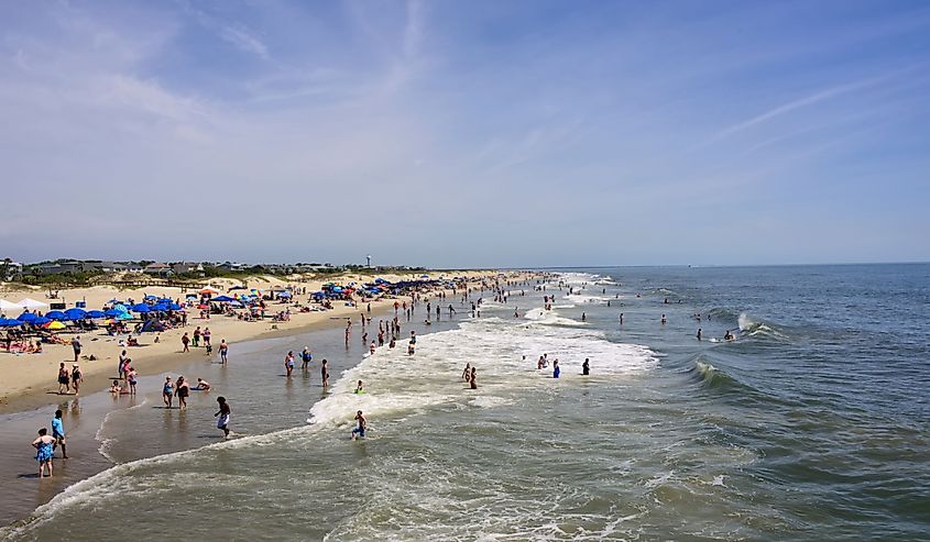 Beach in Tybee Island, Georgia.