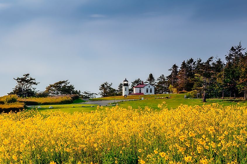 Admiralty Head Lighthouse in Coupeville, Washington.