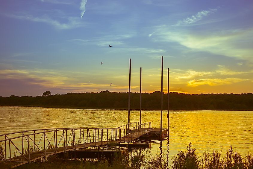 Lake Thunderbird near Slaughterville, Oklahoma