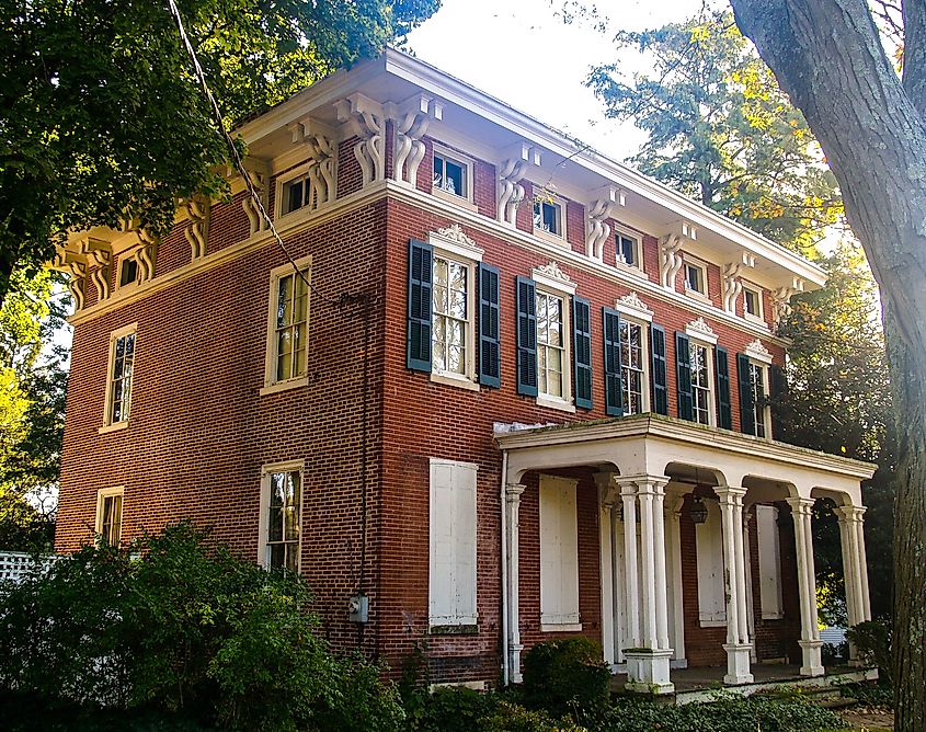 An abandoned mansion in Delaware.