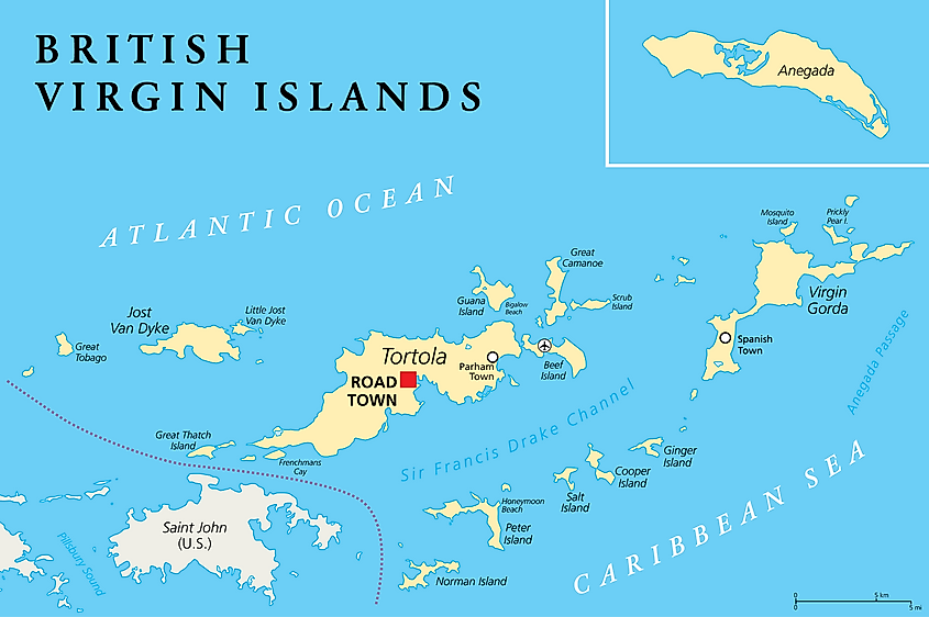 Map Of The Virgin Islands British Virgin Islands Maps & Facts - World Atlas