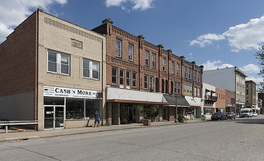 Downtown New Martinsville, West Virginia