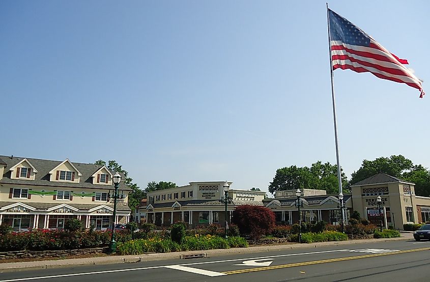 Berkeley Heights, New Jersey. Heritage Square Shopping Center