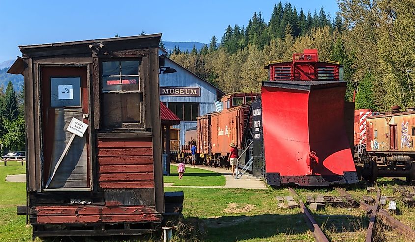 Train car at the Revelstoke Railway Museum