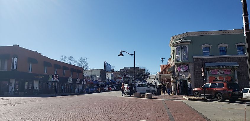 Downtown Branson, Missouri. Editorial credit: Richard345 / Shutterstock.com