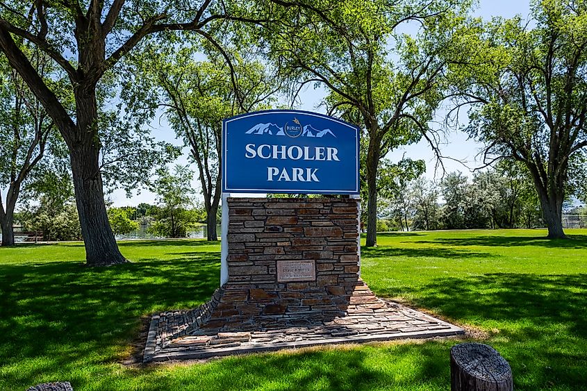 Scholer Park in Burley, Idaho.
