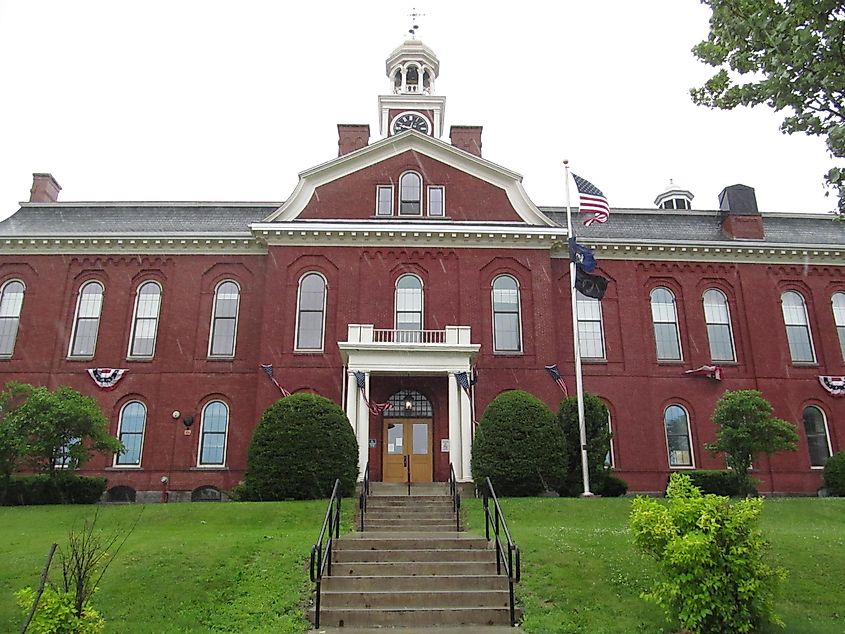 Aroostook County Courthouse in Houlton, Maine.