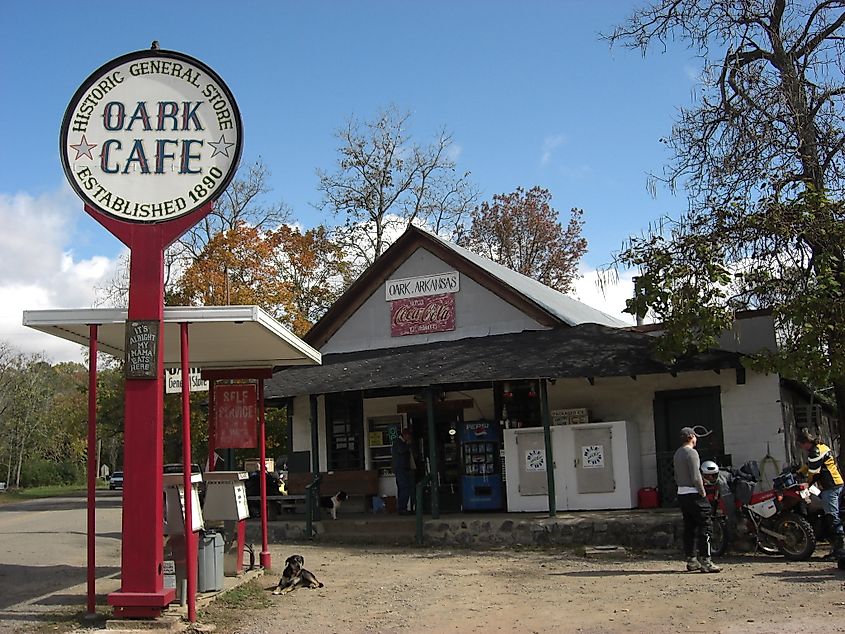 Oark Cafe and General Store, Oark, Arkansas.