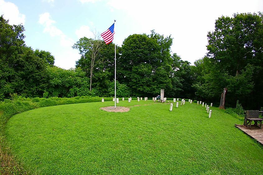 Fort Duffield Memorial Cemetery West Point, Kentucky.