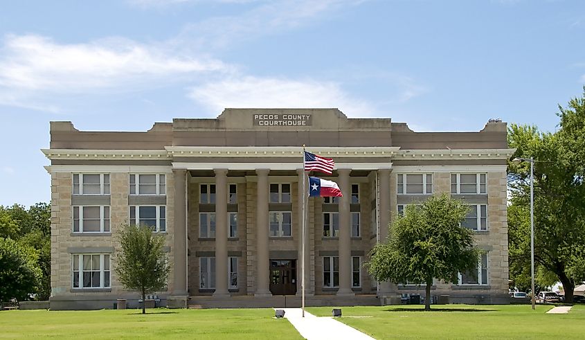 Pecos County Courthouse in Fort Stockton, Texas