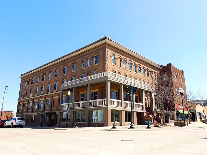 The Antlers Hotel in Spirit Lake, Iowa.