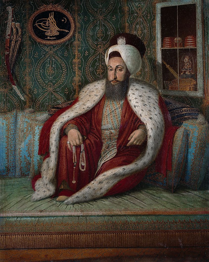Portrait of Selim III by Konstantin Kapıdağlı.