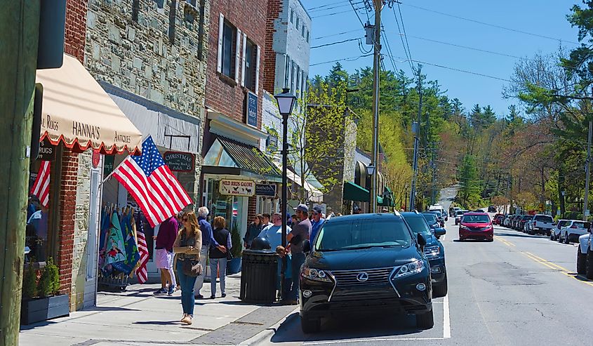 Downtown Blowing Rock, North Carolina