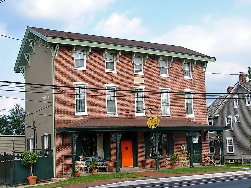 Centreville Hall, built 1876 in Centreville, Delaware.