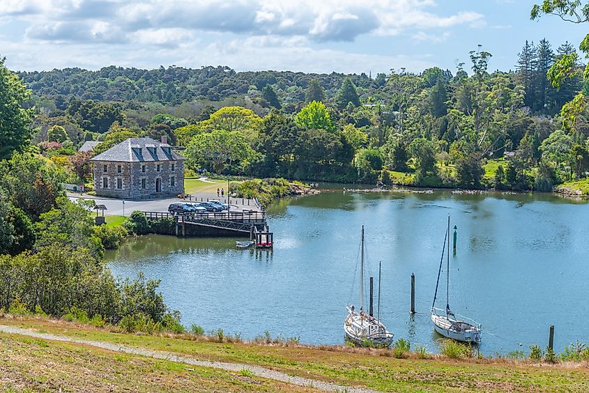 The Stone Store at Kerikeri Mission Station in New Zealand is the country’s oldest surviving stone building. 