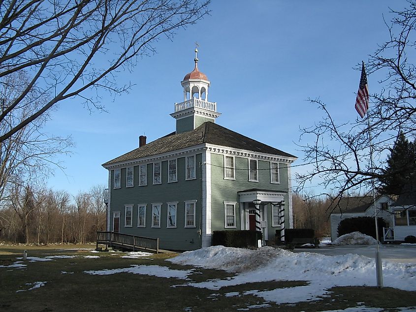 Old Westford Academy, now the Westford Museum in Westford, Massachusetts