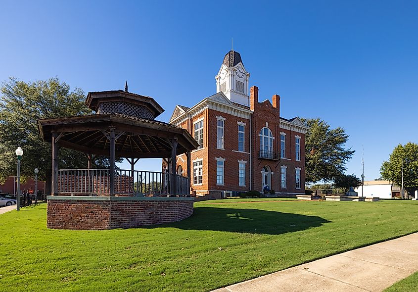 The Historic Greene County Courthouse in Paragould, Arkansas.