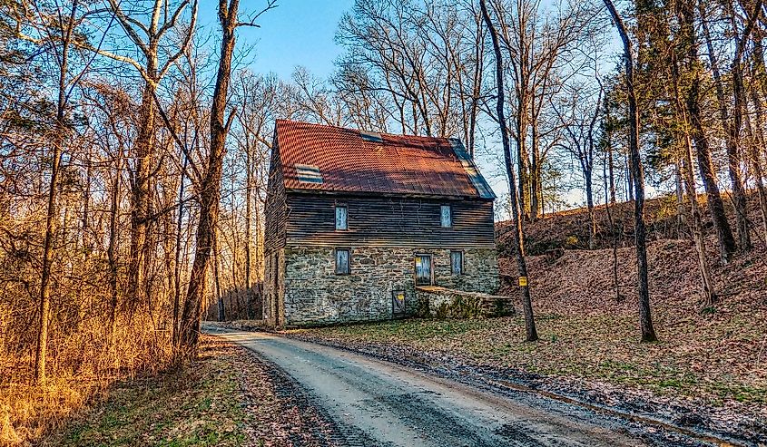 Merrie Mill (aka Walker Mill) near Keswick, Virginia.