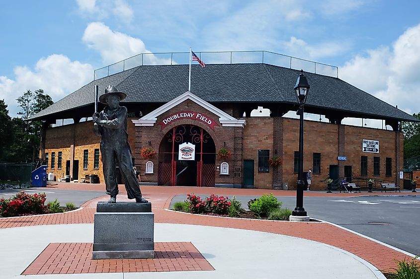 Doubleday Field in Cooperstown, New York.