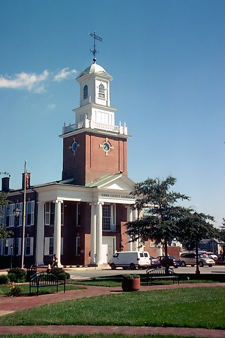 Sussex County Courthouse in Georgetown, Delaware.