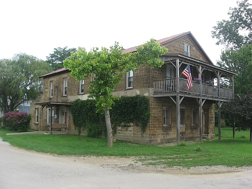 View of Nester House in Troy, Indiana.