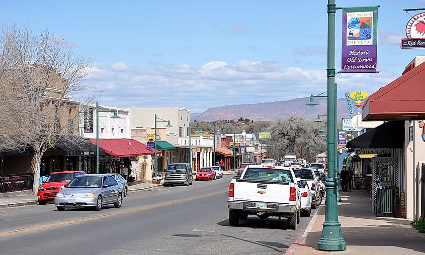 Commercial Historic District, Cottonwood, Arizona.