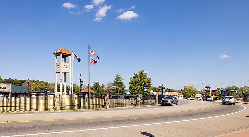 The Town Square in Greenwood, Arkansas