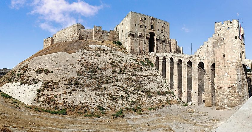 The Citadel of Aleppo. One of the oldest castles in Syria.