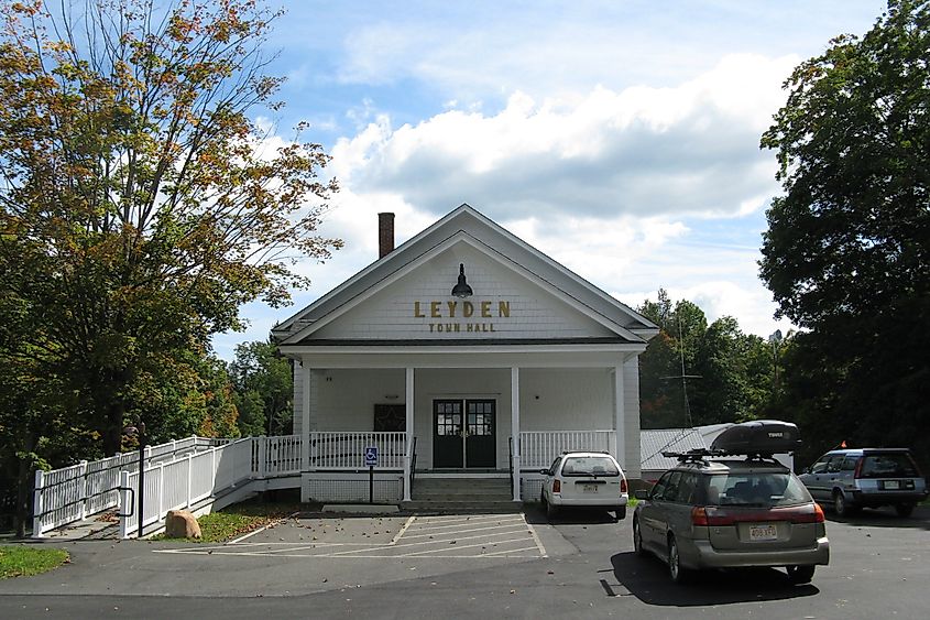 Leyden Town Hall, Leyden Massachusetts