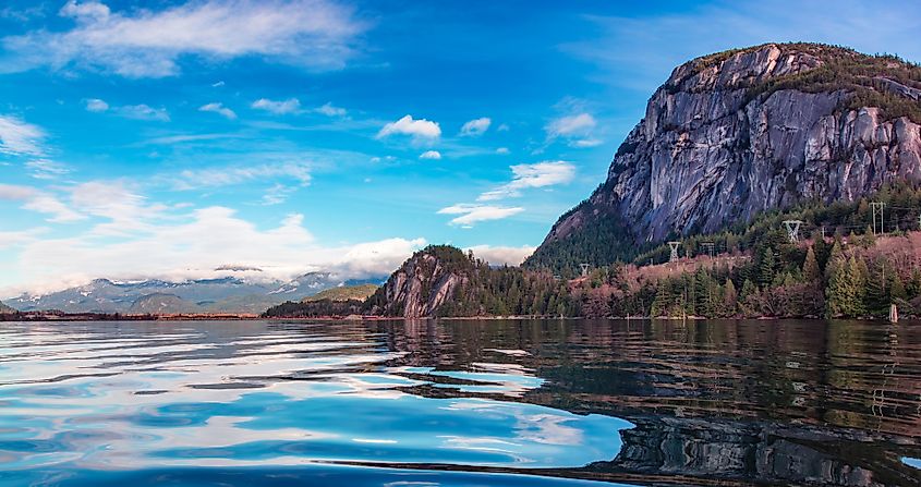 Chief Mountain in Squamish, BC, Canada.