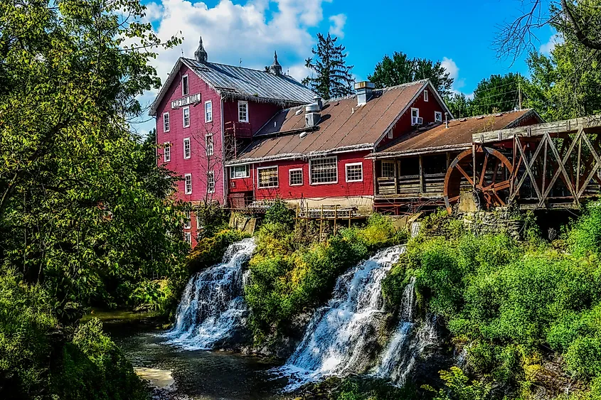 The famous Cliffton Mill in Yellow Springs, Ohio