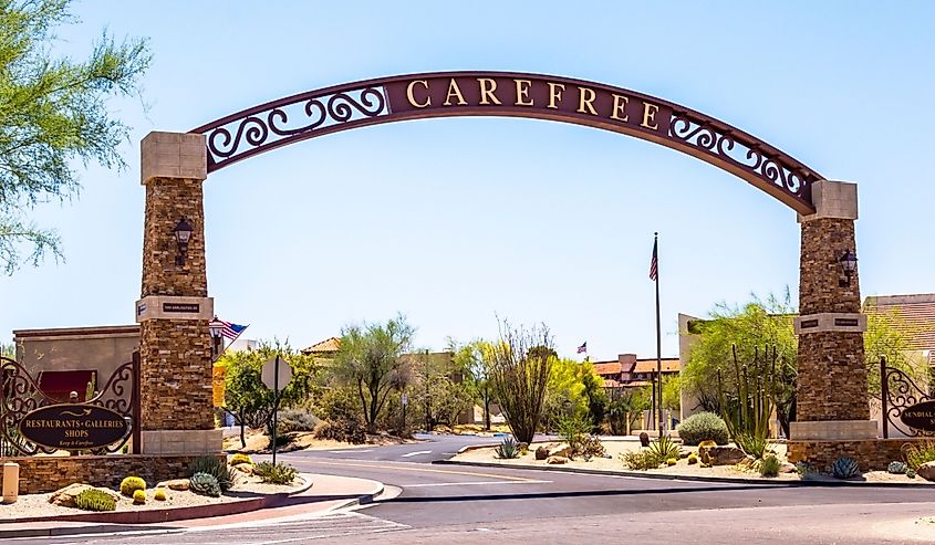 Carefree, Arizona Desert Garden and Sundial.