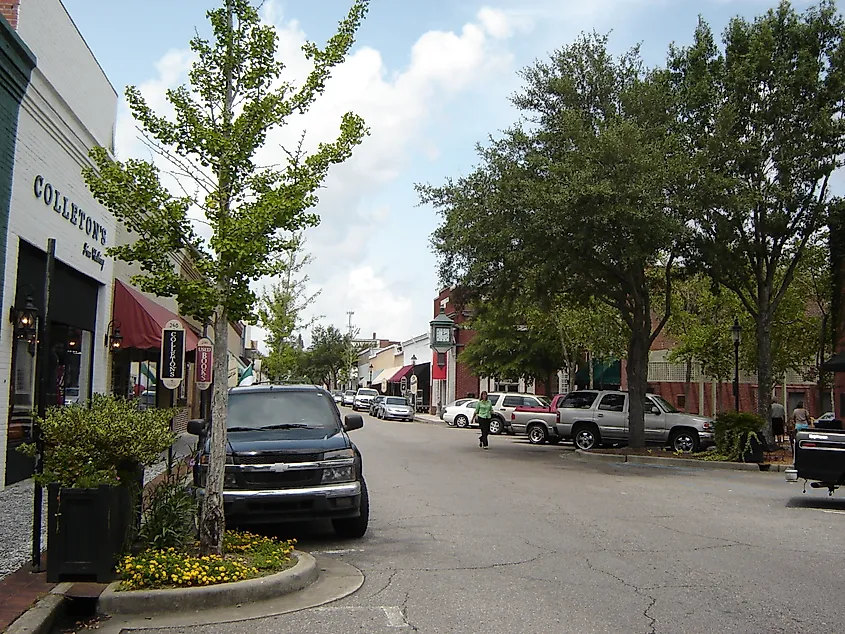 Street View Downtown Walterboro, South Carolina