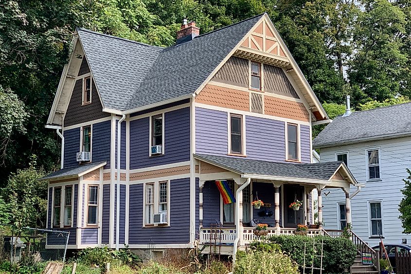 Rustic building in Blairstown, New Jersey.