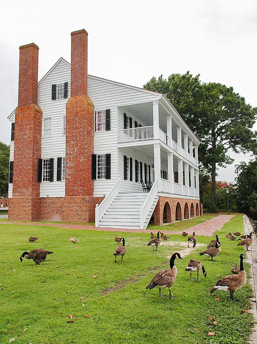 The Edenton Historic District in Edenton, Chowan County, North Carolina.