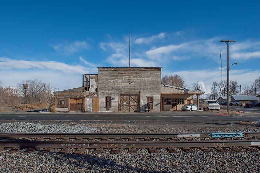 An abandoned warehouse in Lovelock, Nevada.